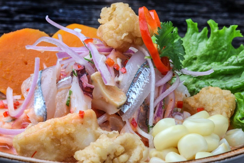Ceviche de Pejerrey