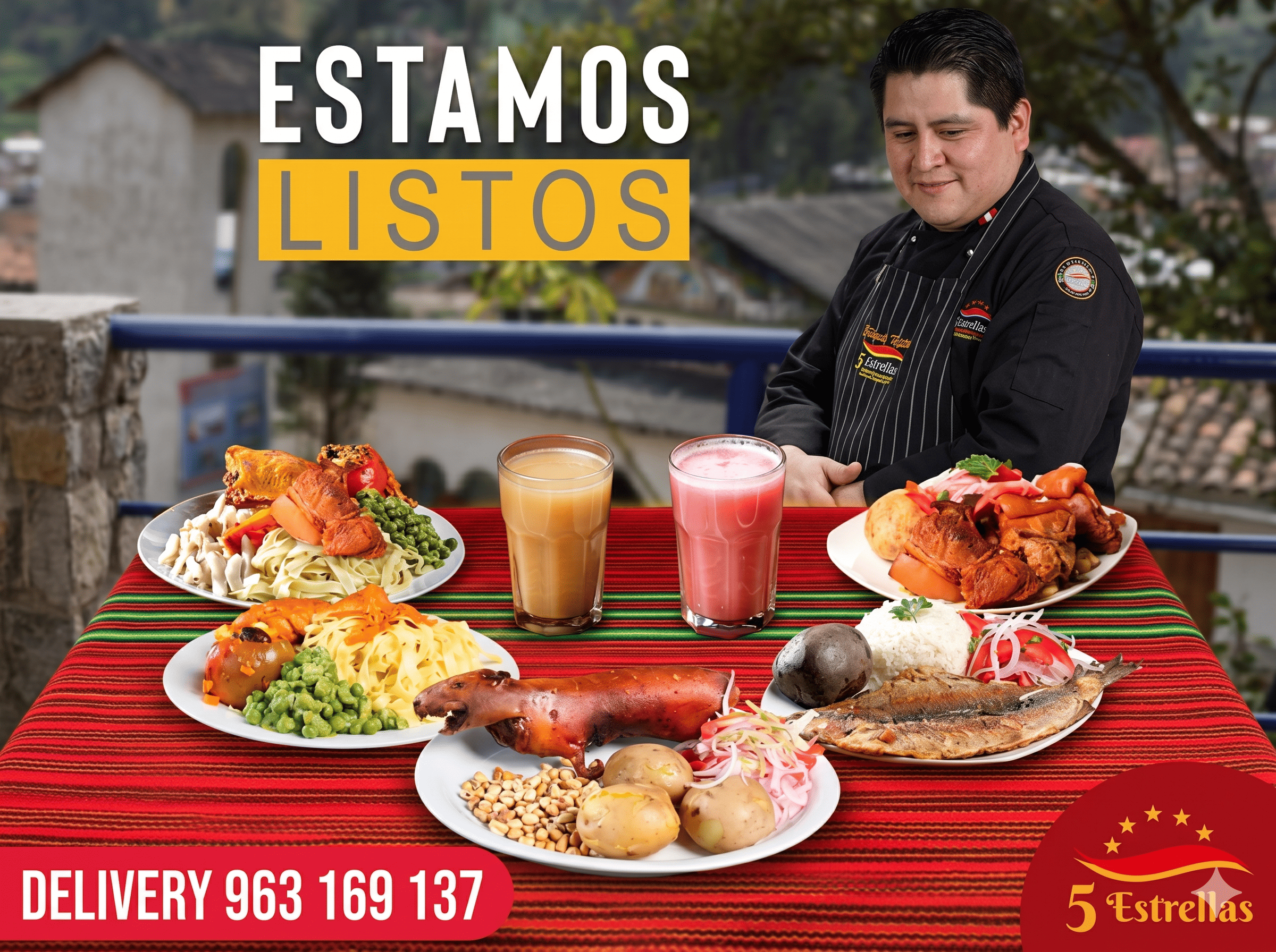 ¡Todo listo para llevarte el mejor sabor!